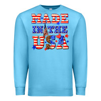 Ocean Blue made in the usa Premium Sweatshirt - NancyCooperArtShop