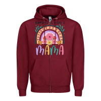 Burgundy happiness is being a mama Zipper Hoodie - JahusDesignShop