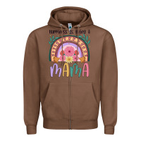 Chestnut happiness is being a mama Zipper Hoodie - JahusDesignShop