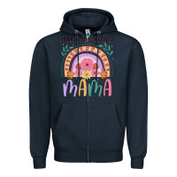 Navy happiness is being a mama Zipper Hoodie - JahusDesignShop