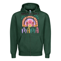 Sports Green happiness is being a mama Zipper Hoodie - JahusDesignShop