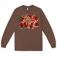 Chestnut Our Lady of Guadalupe Long Sleeve Tee - CTS Tumbler Store