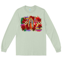 Matcha Our Lady of Guadalupe Long Sleeve Tee - CTS Tumbler Store