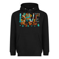 Black love my tribe native american indian headdress Heavyweight Hoodie - Artiststas
