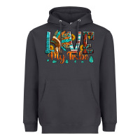 Love My Tribe Native American Indian Headdress Heavyweight Hoodie | Teevron