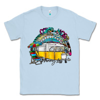 Dusty Blue camp more worry less Classic Tee - SublimationCraftShop