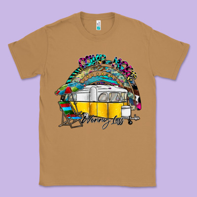 Camp More Worry Less Classic Tee Designed By Sublimationcraftshop