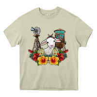 Mossy farm life sheep Heavy Core Tee - SublimationCraftShop