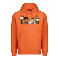 Carrot coffee latte coffee cups Premium Hoodie - MaliasSmallBusiness