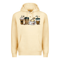 Pina Colada coffee latte coffee cups Premium Hoodie - MaliasSmallBusiness