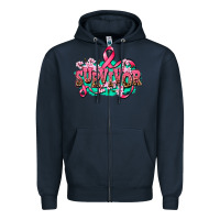 Navy survivor Zipper Hoodie - AdoDesignShop