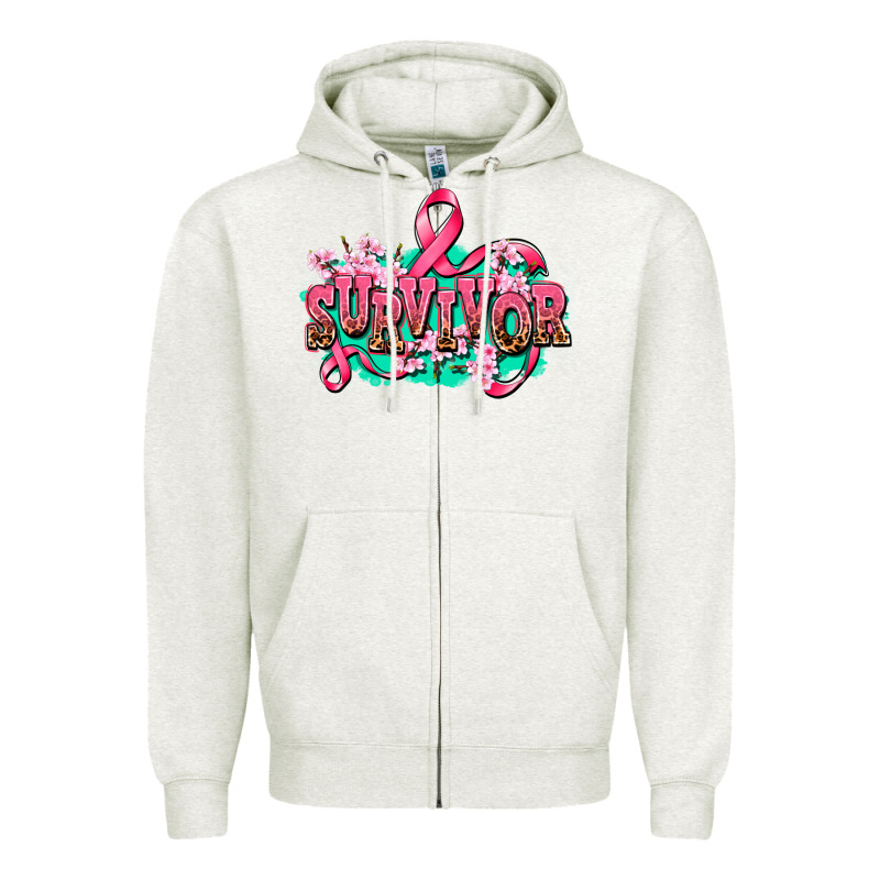 Survivor Zipper Hoodie by AdoDesignShop | Teevron