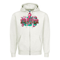 Oatmeal Heather survivor Zipper Hoodie - AdoDesignShop