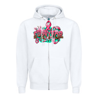 White survivor Zipper Hoodie - AdoDesignShop