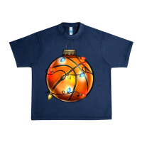 Navy christmas baskeball Urban Heavy Tee - Zillion Design Studio