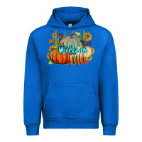 Cobalt Welcome Fall Pumpkins Urban Hoodie - BundleAndBundleShop