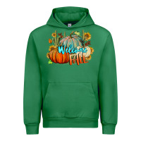 Emerald Welcome Fall Pumpkins Urban Hoodie - BundleAndBundleShop