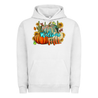 Pigment Lunar Rock Welcome Fall Pumpkins Urban Hoodie - BundleAndBundleShop
