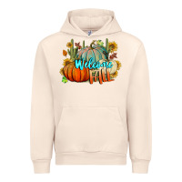 Sandshell Welcome Fall Pumpkins Urban Hoodie - BundleAndBundleShop