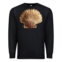 Black Japanese Scallop Shell Premium Sweatshirt - LillyAllenDesigns