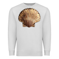 Dove Grey Japanese Scallop Shell Premium Sweatshirt - LillyAllenDesigns