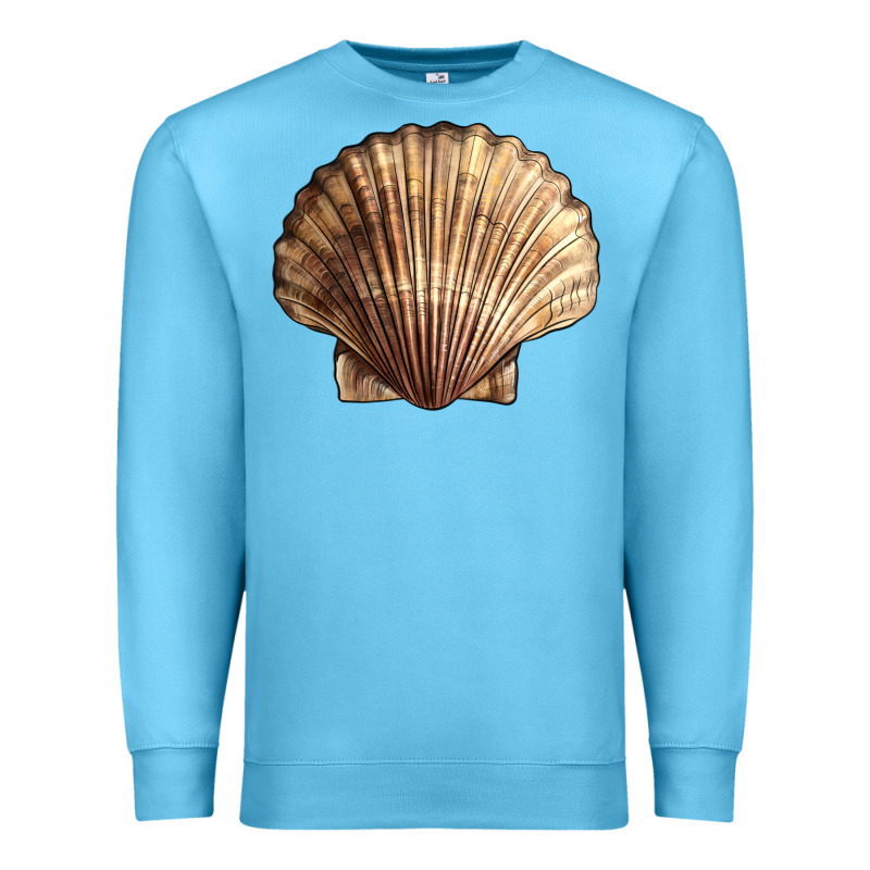 Japanese Scallop Shell Premium Sweatshirt by LillyAllenDesigns | Teevron