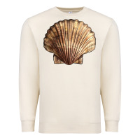 Sandshell Japanese Scallop Shell Premium Sweatshirt - LillyAllenDesigns