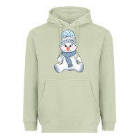 Matcha winter snowman Heavyweight Hoodie - AdoDesignShop