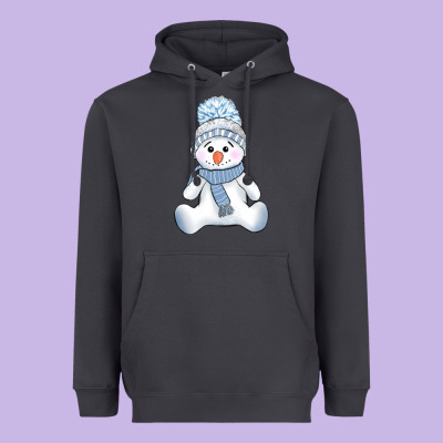 Winter Snowman Heavyweight Hoodie Designed By Adodesignshop