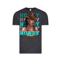 Vintage Black howdy howdy black girl Vintage Tee - texasbilliewilder