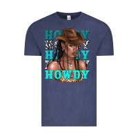 Vintage Denim howdy howdy black girl Vintage Tee - texasbilliewilder