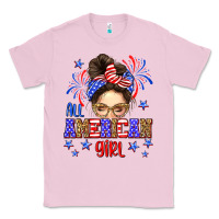 Bubblegum Pink All American girl Classic Tee - Neo Western