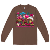 Chestnut valentines day cna certified nursing assistant Long Sleeve Tee - AdoDesignShop