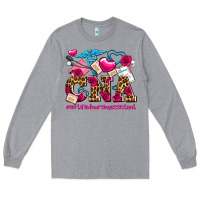 Heather Grey valentines day cna certified nursing assistant Long Sleeve Tee - AdoDesignShop