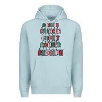 Blue Mist dasher dancer prancer vixer comet cupid donner bli Premium Hoodie - MaliasSmallBusiness