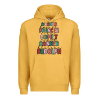 Mustard dasher dancer prancer vixer comet cupid donner bli Premium Hoodie - MaliasSmallBusiness