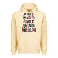 Pina Colada dasher dancer prancer vixer comet cupid donner bli Premium Hoodie - MaliasSmallBusiness