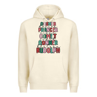 Sandshell dasher dancer prancer vixer comet cupid donner bli Premium Hoodie - MaliasSmallBusiness