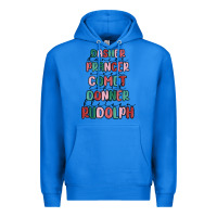 True Royal dasher dancer prancer vixer comet cupid donner bli Premium Hoodie - MaliasSmallBusiness