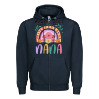 Navy happiness is being a nana Zipper Hoodie - JahusDesignShop
