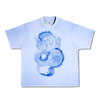 Grape Ice blue dragon Urban Heavy Tee - RanaPortraitStore
