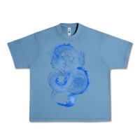Pebble Blue blue dragon Urban Heavy Tee - RanaPortraitStore