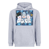 Heather Grey snowman tumbler Heavyweight Hoodie - AdoDesignShop