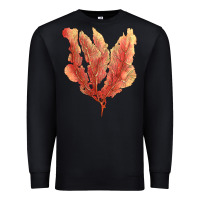 Black pink venus fan sea coral Premium Sweatshirt - LillyAllenDesigns