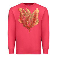 Cardinal pink venus fan sea coral Premium Sweatshirt - LillyAllenDesigns