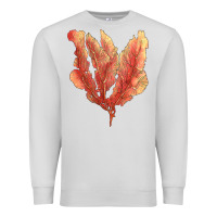 Dove Grey pink venus fan sea coral Premium Sweatshirt - LillyAllenDesigns