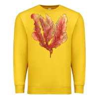 Lemon pink venus fan sea coral Premium Sweatshirt - LillyAllenDesigns
