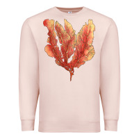 Pale Pink pink venus fan sea coral Premium Sweatshirt - LillyAllenDesigns