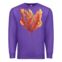 Purple pink venus fan sea coral Premium Sweatshirt - LillyAllenDesigns