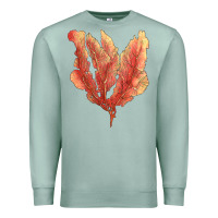 Seafoam pink venus fan sea coral Premium Sweatshirt - LillyAllenDesigns